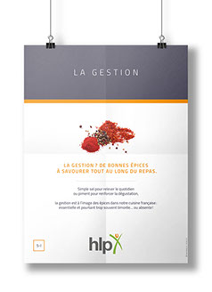 Affiche événementielle pour HLP à Nantes