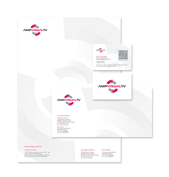 Papeterie pour AMP Visual TV